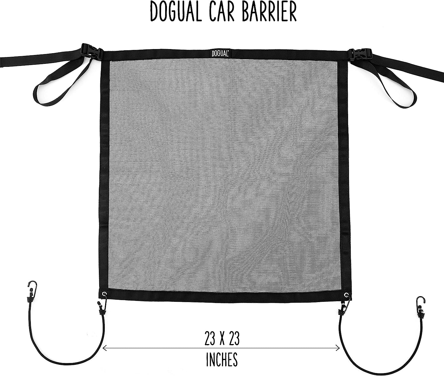 Universal Fit Dog Car Net Barrier: Sturdy Mesh, Easy to Install & Clean
