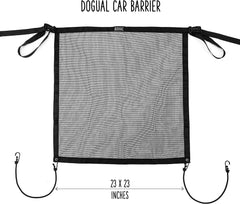 Universal Fit Dog Car Net Barrier: Sturdy Mesh, Easy to Install & Clean